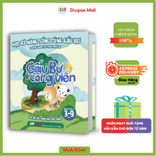 Sách - Học Kỹ năng Sống Cùng Gấu Bư - Truyên Tương Tác Phát Triển EQ - Gấu Bư Đi Công Viên