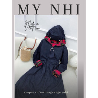 Áo Chống Nắng Bò Jean Nam - Nữ 2 Lớp Mỹ Nhi