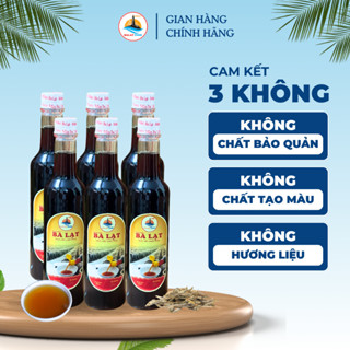 [Thùng 6 Chai] Nước Mắm Cá Cơm Nguyên Chất Ba Lạt 30 Độ Đạm, Nước Mắm Chắt Truyền Thống Chai 500ml