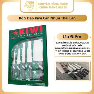 Bộ dao kiwi 5 món cao cấp hàng nội địa thái lan - hinohouse