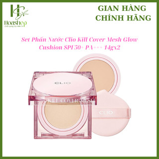 Phấn nước che phủ căng mướt da clio kill cover mesh glow cushion spf50