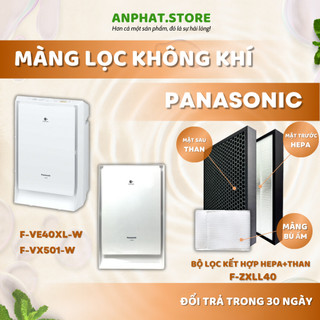 Màng lọc không khí panasonic: f-ve40xl, f-vx501,... màng lọc kết hợp hepa và than hoạt tính