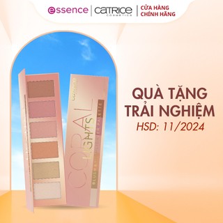  Phấn má hồng Catrice Coral Lights Blush & Highlighter Palette 6 màu