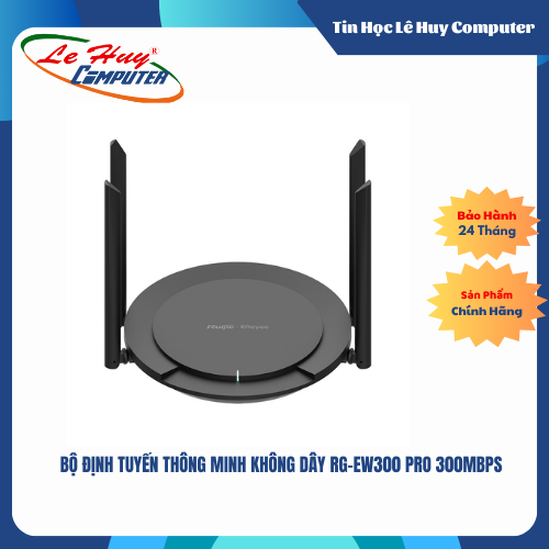Bộ định tuyến thông minh không dây RG-EW300 PRO 300Mbps Chính Hãng