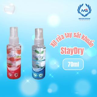 Xịt rửa tay sát khuẩn StayDry 70ml
