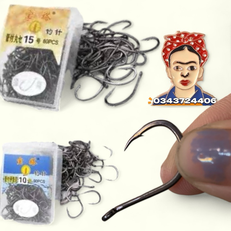 10 lưỡi câu cá tra,cá rô,cá lóc,cá sặc,cá trê..vv