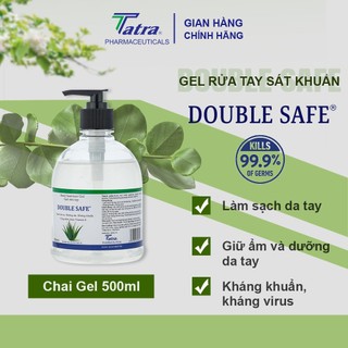 Gel rửa tay khô sạch khuẩn double safe tatra