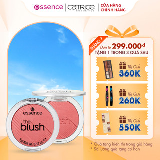 Phấn má hồng Essence The Blush 4 màu cá tính hạt phấn nhỏ mịn dễ tán 5g