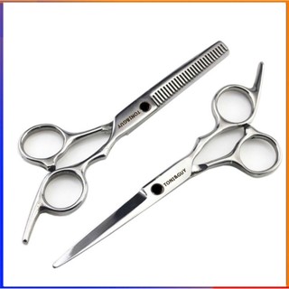 Kéo cắt tỉa tóc TONI&GUY, Dùng cụ hớt tóc chuyên nghiệp sắn bén có răng cưa FERADO