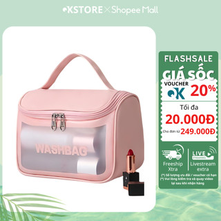 Túi Đựng Du Lịch Mỹ Phẩm Đồ Trang Điểm Siêu  WASHBAG Nhỏ Gọn Tiện Lợi ( Chính Hãng )