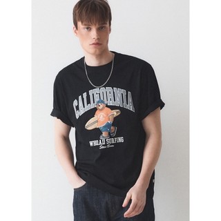 Áo thun Whoau. Unisex. Oversize.