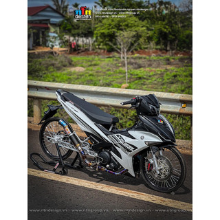 Dàn áo exciter 150 trắng đen mẫu tem y15zr