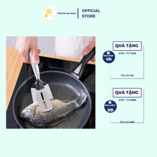 Kẹp Gắp Thức Ăn Inox - Kẹp Gắp Thực Phẩm, Chiên Đồ Ăn Mta-Mart Inox Sáng Bóng, Chịu Nhiệt Tiện Dụng