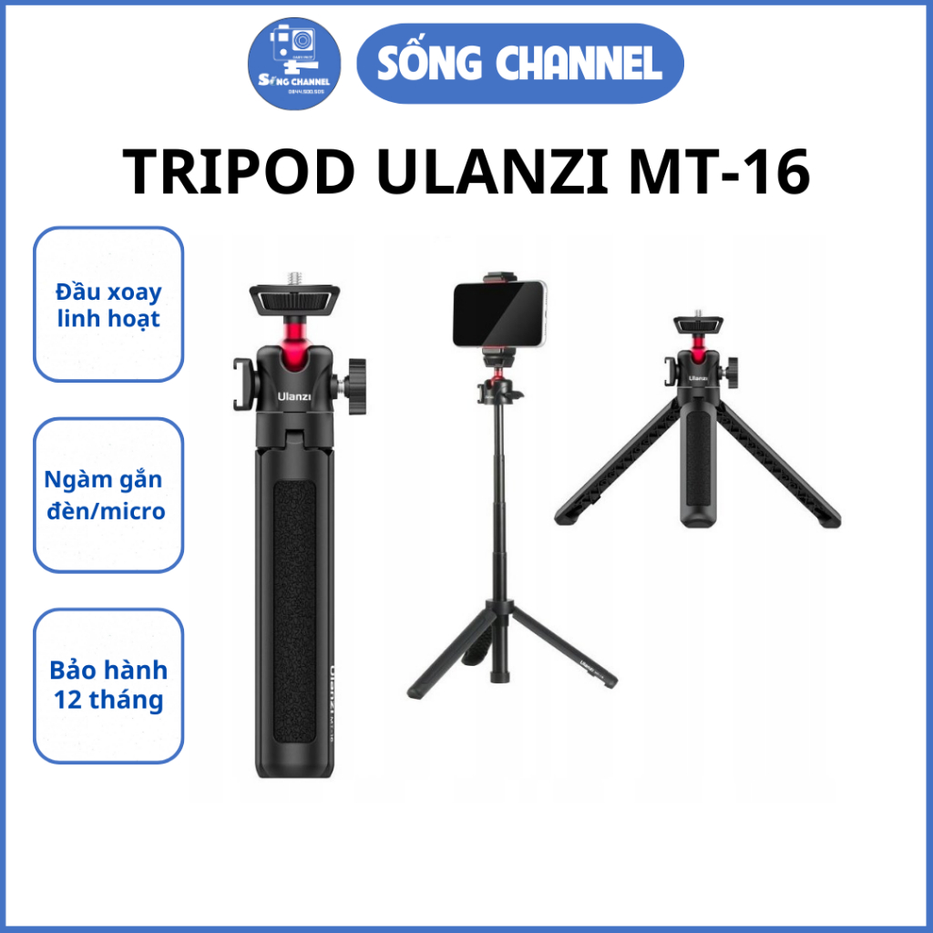 Giá đỡ điện thoại Tripod Mini Ulanzi Mt-16