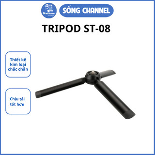  Tripod ST-08 - Chân đế dành cho điện thoại máy ảnh gimbal kim loại cứng cáp 
