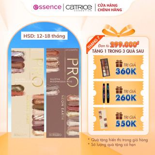  Bảng phấn mắt 14 màu Catrice Pro Natural Spirit Slim Eyeshadow Palette màu sắc đa dạng trang điểm mắt 10,6g