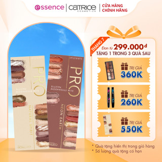 Bảng phấn mắt 14 màu Catrice Pro Natural Spirit Slim Eyeshadow Palette màu sắc đa dạng trang điểm mắt 10,6g