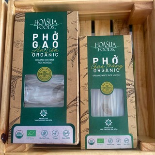 Bún / Phở gạo trắng, gạo lứt ăn liền hữu cơ Hoa Sữa date 2025