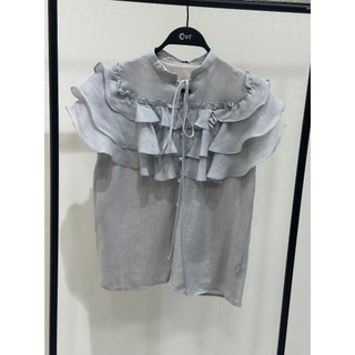Áo Kiểu Nữ 𝐂𝐂𝐇𝐀𝐓 Dáng Suông Bèo 3 Tầng Chất Liệu Voan Cao Cấp Mềm Mại 14ANV2005ST