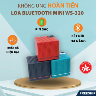 Loa bluetooth mini WSTER WS-320 âm thanh sống động hàng chính hãng
