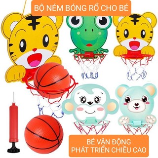 Đồ chơi bóng rổ tăng chiều cao phát triển thể chất, bóng rổ treo tường cho bé 89024