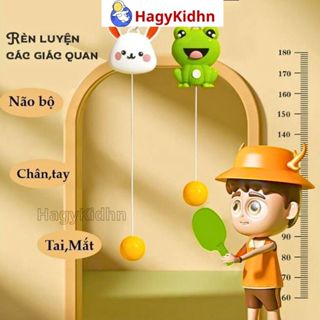 Bóng Bàn Treo Tường Cho Bé Hagykidhn Đồ Chơi Bóng Bàn Vận Động Cho Bé, Nhựa ABS Cao Cấp