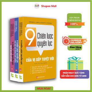 Sách – Combo 9 Chiến Lược Quyền Lực Trong kinh Doanh ( 3 Cuốn ): Xây Dựng Đội Nhóm, Vị sếp Tuyệt Vời, Định Hướng Khởi