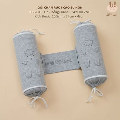 GỐI CHẶN RUỘT CAO SU NON 2 TRONG 1( VỪA GỐI CHẶN - VỪA GỐI ÔM)
