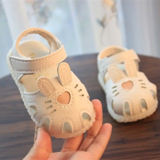 Siêu xinh _Sandal tập đi cho bé chống trơn, chống vấp gắn hình nơ dễ thương