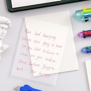 Giấy note trong suốt đủ cỡ dùng ghi chú, đánh dấu bài quan trọng