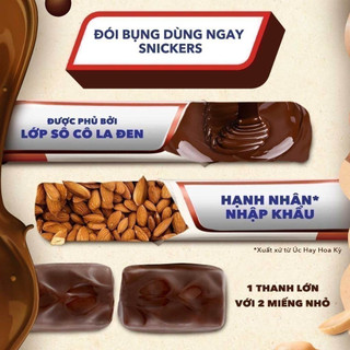 [THANH LẺ] Kẹo Chocolate Snickers 35g/ 51g