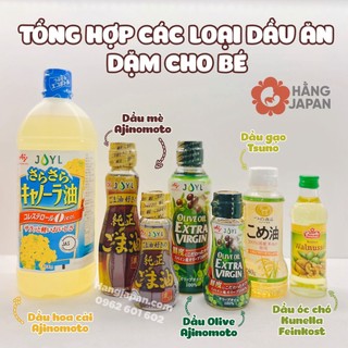 Dầu ăn dặm cho bé từ 5 tháng trở lên Ajinomoto Nhật Bản