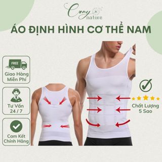 Áo Gen Nam Định Hình Body Áo Lót Ba Lỗ Thể Thao Ôm Body Co Giãn Định Hình Cơ Thể Giảm Cân Cho Nam