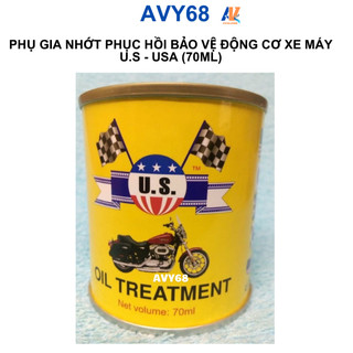  Phụ gia nhớt phục hồi bảo vệ động cơ xe máy U.S - USA  70ml  