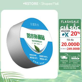 Băng Keo Chống Thấm Rộng 5cm/10cm Miếng Siêu Dính, Chống Thấm Nước, Keo Chống Dột ( Chính Hãng )
