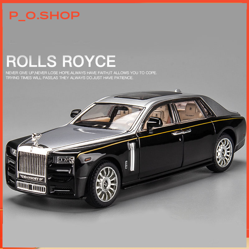 【🔥Rẻ】Mô hình xe ô tô Rolls Royce Phantom VIII tỷ lệ 1:24 bằng