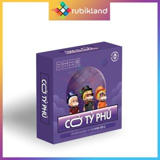 [Cao Cấp] Bộ Cờ Tỷ Phú Hộp Tím Tỉ Phú Đồ Chơi Giải Trí Tập Làm Doanh Nhân Boardgame Trẻ Em