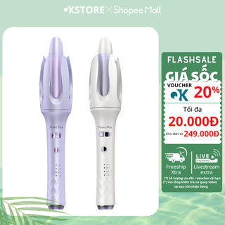 Máy uốn tóc tự động FAERS uốn xoăn sóng nước - Máy uốn lọn tóc Faers cao cấp chất liệu trục gốm sứ ( Chính Hãng )