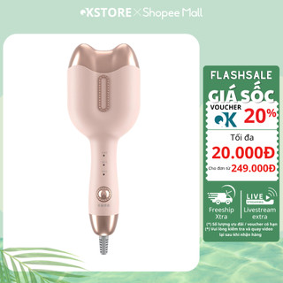 Máy uốn xoăn sóng hippie size 32mm không hại tóc Máy bấm tóc hình móng vuốt mèo dễ thương ( Chính Hãng )