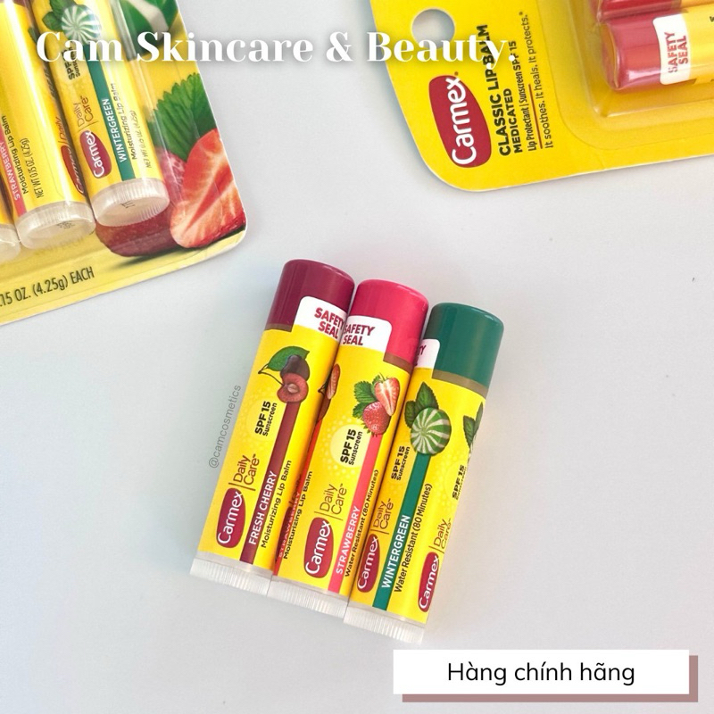 [Bill USA] Son dưỡng môi Carmex đủ các dòng