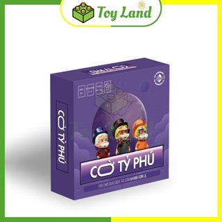 [Cao Cấp] Bộ Cờ Tỷ Phú Hộp Tím Monopoly Cờ Tỉ Phú Đồ Chơi Trí Tuệ Làm Doanh Nhân Boardgame Trẻ Em