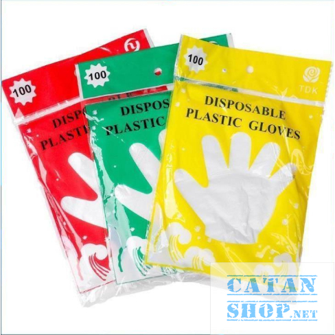 Set 100 Găng Tay Nilon Dùng 1 Lần Tiện Dụng Bảo Vệ Đôi Tay, Bộ 100 Găng Nilon 1 Lần Dùng Siêu Dai