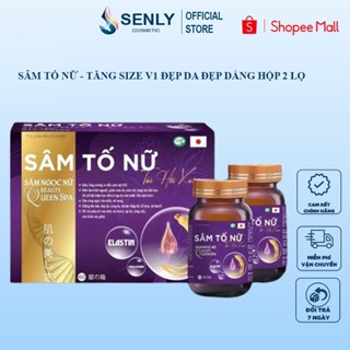 Sâm Tố Nữ Chính hãng - Sâm Tố Nữ Collagen Tái Hồi Xuân, tăng vòng 1 bổ sung nội tiết tố nữ sáng da