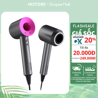 Máy sấy tóc 2 chiều nóng lạnh công suất lớn 2300W, có 3 chế độ sấy, tạo kiểu tặng kèm đầu sấy ( Chính Hãng )