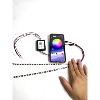 Bộ audi DMX sử dụng dây led I8 mẫu mới 2024 siêu mịn điều khiển mầu thông qua ứng dụng trên smart phone