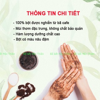Bột bã cafe nguyên chất 500g
