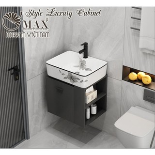 Tủ lavabo nhựa,tủ nhà tắm bằng nhựa PVC(đặc ruột dày 17li rửa được nước,sản xuất tại xưởng Á CHÂU