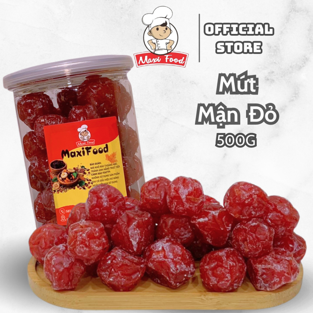 500g Mứt mận đỏ MAXIFOOD