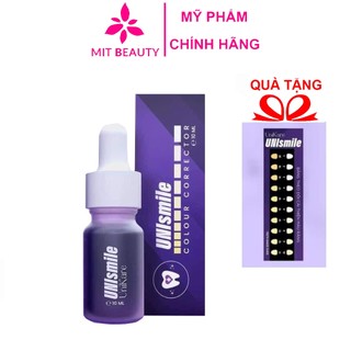 Serum trắng răng Unismile 10ml làm sạch mảng bám tẩy vết ố vàng răng hơi thở thơm mát suốt cả ngày