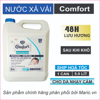 [CHỈ SHIP HOẢ TỐC] Nước xả vải Comfort DA NHẠY CẢM can 5 Lít
